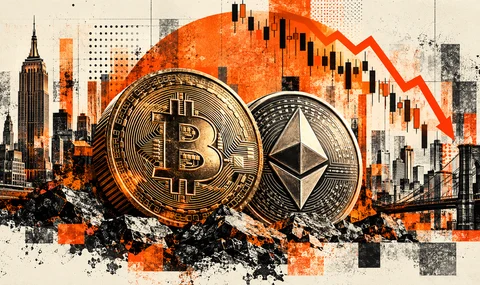 البيتكوين والإيثريوم تحت ضغط جديد: تدفقات الصناديق السلبية وموجات إليوت تنذران بمزيد من الهبوط